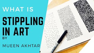 What is Stippling in Art  How to Draw using dots  Stippling Tutorial  How to Stipple Video 2021 [upl. by Scribner407]