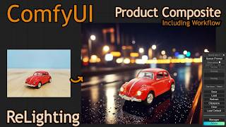 ComfyUI product photography composite  relighting workflow comfyui stablediffusion relight [upl. by Wons]