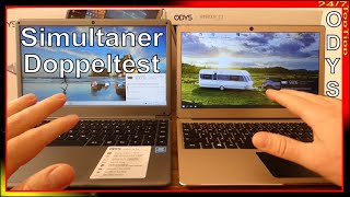 ODYS myBook 14pro ✔ ODYS Winbook 13  Notebook Doppeltest  Laptop Schnäppchen Vergleich  Top Tipp [upl. by Nick919]