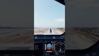 Airbus A350 Cockpit View Landing at Los Angeles xplane12 flightsimulator cockpitview [upl. by Wharton499]