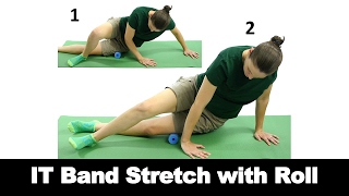 IT Band Stretch with Roll  Ask Doctor Jo [upl. by Castora]