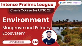 Environment  L13  mangrove and estuary ecosystem  Anirudh Malik  Lets Crack UPSC CSE [upl. by Oryaj]