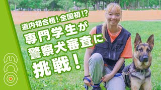 道内初合格！全国初！？警察犬審査会【北海道エコ動物自然専門学校】 [upl. by Leehar565]