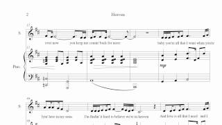 were in heaven  piano sheet [upl. by Killigrew]