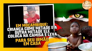 Realidade em Moçambique Crianças Guardam Alimentos para Dividir com a Família [upl. by Jeminah984]