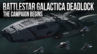 BATTLESTAR GALACTIC DEADLOCK  The Campaign Begins Ep1 [upl. by Anuska]