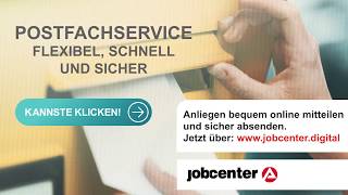 jobcenterdigital Postfachservice [upl. by Sseb]