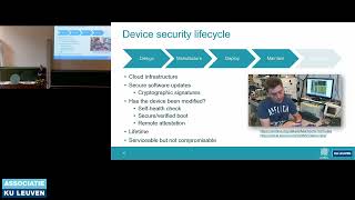 COSIC Course 2024 quotAn Introduction to Hardware Hacking Tools andquot Lennert Wouters COSIC [upl. by Allimrac]