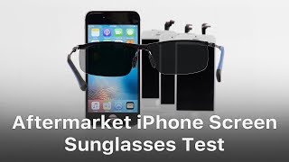 Aftermarket iPhone LCD Screen Visibility Under Sunglasses [upl. by Fraase834]