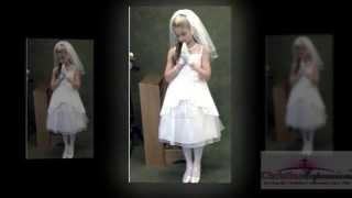 First Communion Dresses and VeilsStyle D1214 [upl. by Ethelbert]