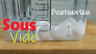 How To Pasteurize Eggs Sous Vide Simple Easy [upl. by Ycnuahc888]