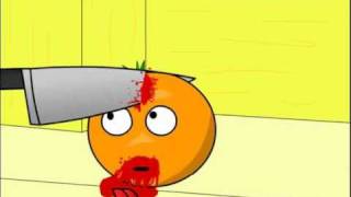 Annoying Orange killed by knife [upl. by Aztilay]