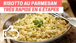 Recette Facile  Risotto au Parmesan Crémeux en 6 Étapes Rapides [upl. by Josefina]