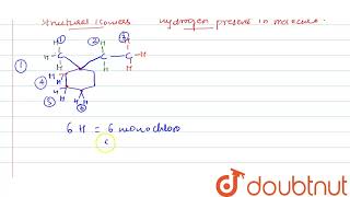 Number of monochloro structural isomers of   11  STRUCTURAL IDENTIFICATION amp PRACTICAL ORGAN [upl. by Huntley]