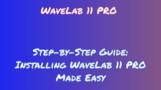 WaveLab 11 PRO WaveLab 11 PRO2024 [upl. by Aidaas]