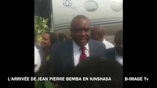 L‘ ARRIVÉ DE JEAN PIERRE BEMBA EN KINSHASA LE 01082018 [upl. by Jecoa]