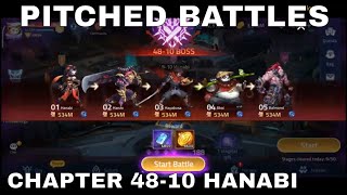 PITCHED BATTLES  CHAPTER 4810 HANABI ► MOBILE LEGENDS ADVENTURE [upl. by Nahtnanhoj]