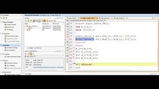 Logic gates Design in Verilog using Structural Data flow and Behavioral Modeling with Test Bench [upl. by Seaver]