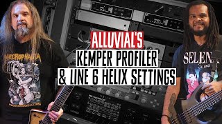 Wes Hauchs Kemper Profiler amp Tim Walkers Line 6 Helix Settings for Alluvial [upl. by Cohl]