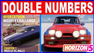 Forza Horizon 5 DOUBLE NUMBERS Forzathon Weekly Challenge Earn 10 Ultimate Wreckage skills [upl. by Yadseut386]