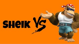 Super Smash Bros Ultimate  Funky Kong vs Sheik SSBU [upl. by Ellimak]