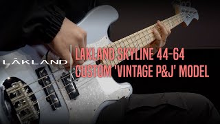 Lakland Skyline 4464 Custom Vintage PampJ Bass Demo  ‘Ain’t It Funky’ by Bassist 현재천 Jaecheon Hyun [upl. by Lynnette]