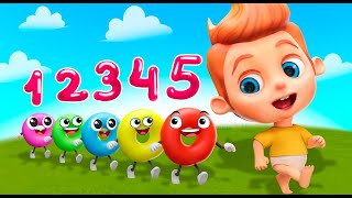 Five Little Donuts  Learn Colors  More Nursery Rhymes amp Kids Songs [upl. by Nemra644]