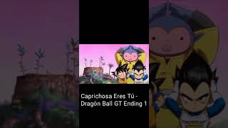 Ending de dragonballdaima en latino con Caprichosa eres tu de GT ending latino goku [upl. by Norward]