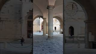 Bergamo  Sotto il Portico del Palazzo della Ragione [upl. by Schnell]