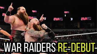 War Raiders REDEBUT on Raw [upl. by Bride]