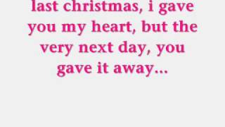 Ashley Tisdale  Last Christmas Lyrics by LYRIcsxx1 [upl. by Reid]