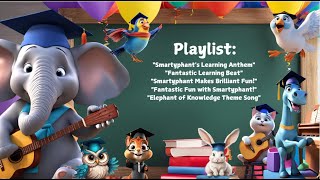 quotSmartyphants Ultimate Learning Playlistquot Sing and Learn English words [upl. by Kinnard]