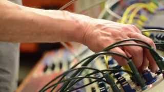 Frank Bretschneider experimenting with the Buchla Modular Synthesizer at EMS Stockholm [upl. by Apollo389]