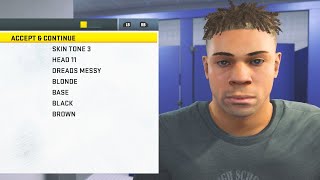 MADDEN 20 BRAND NEW FACE CREATION TOOL CREATING A CORNERBACK NEW HAIRSTYLES [upl. by Bram700]