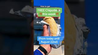 How to get BOGO Free Chipotle Burritos this week… [upl. by Yenmor]