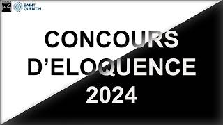 Concours deloquence 2024 [upl. by Aihsik842]