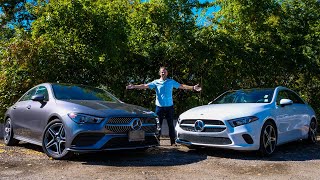 2021 Mercedes Benz CLA vs 2021 A Class A220 does size matter Whats the difference [upl. by Nuhsed]