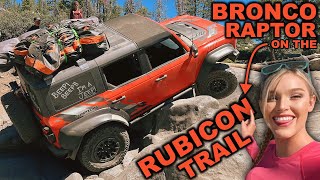 Bronco Raptor Conquers the RUBICON TRAILwith Only a Little Damage [upl. by Hadias276]