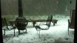 Oklahoma Hail Storm 5162010MOV [upl. by Lesab]