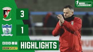 Newry City vs Glentoran  21st January 2023 13 [upl. by Yhtac]