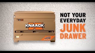 KNAACK 4830D Junk Trunk Jobsite Storage Box [upl. by Ellasal]