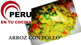 Preparo Así el ARROZ CON POLLO PERUANO rapido y fácil en un Toque  Perú en tu Cocina Fácil [upl. by Todhunter]