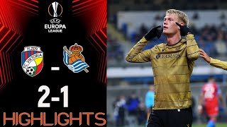 Viktoria Plzen vs Real Sociedad 21 Resumen Europa League 2024 [upl. by Ierdna]