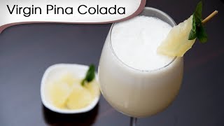 Virgin Pina Colada  Easy To Make Tropical Fruit Drink Recipe By Ruchi Bharani [upl. by Attenaej986]