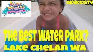 Lake Chelan Slidewaters water park  Washington Family Travel Slidewaters Water Park [upl. by Lennie]