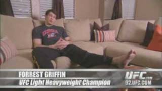 Forrest Griffin UFC 92 Interview [upl. by Ellenehs]