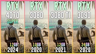 RTX 4070 SUPER vs RTX 3080 vs RTX 3080 TI vs RTX 3090  Test in 25 Games [upl. by Reddin410]