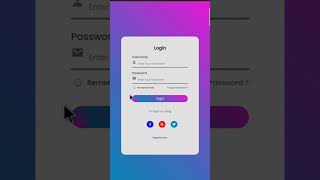 Responsive Login amp Registration Form using HTML CSS amp JavaScript coding csseffect [upl. by Netsirhc]