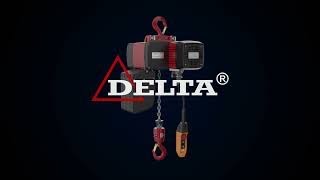 DELTA RED Premium Electric Chain Hoist DEH 400 Volt [upl. by Haley]