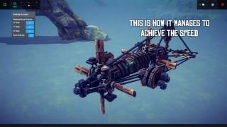 1764 kmh Wingless Vanilla Propeller Plane  Fun with Besiege 57 [upl. by Askwith]